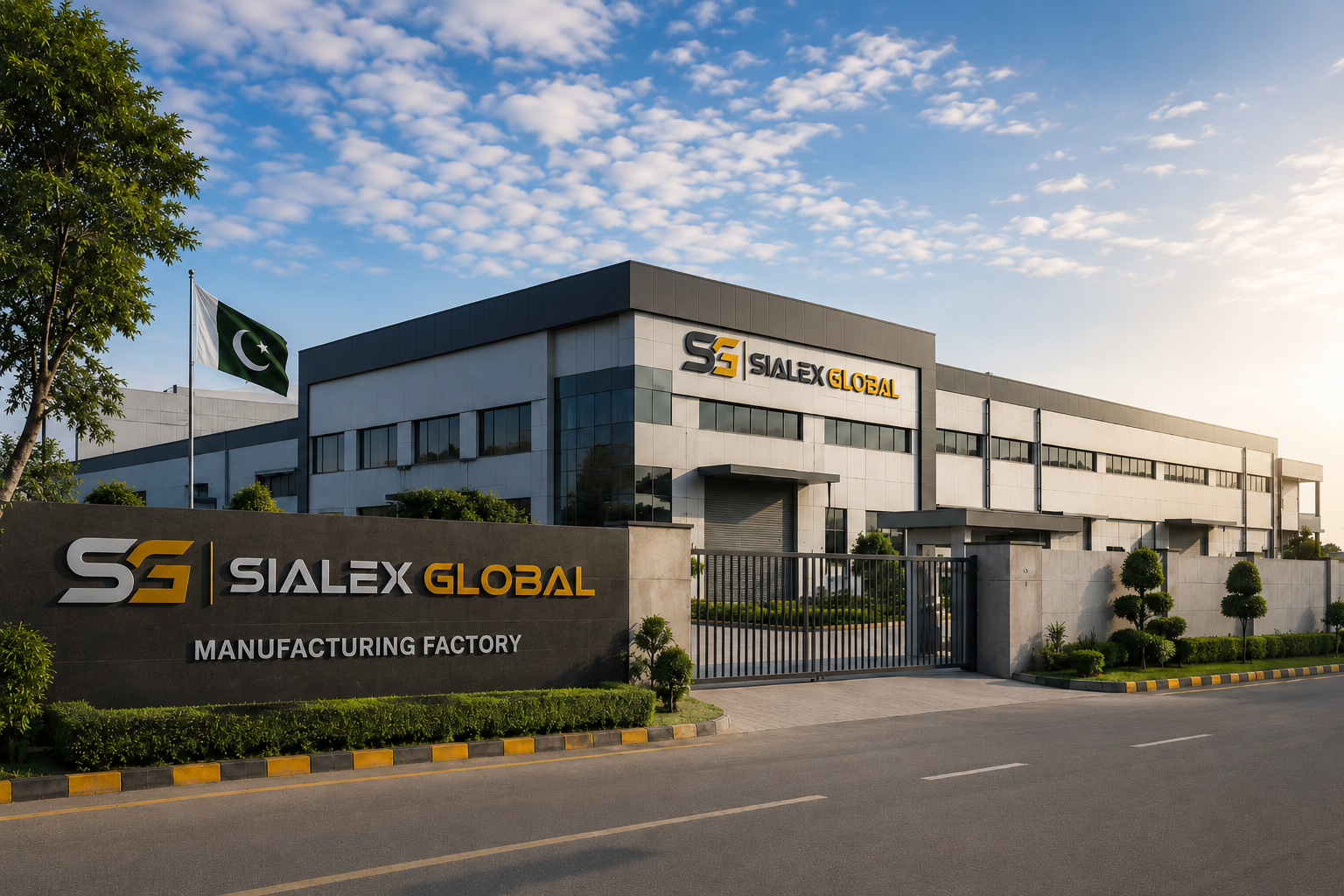 Sialex global full factory outside view